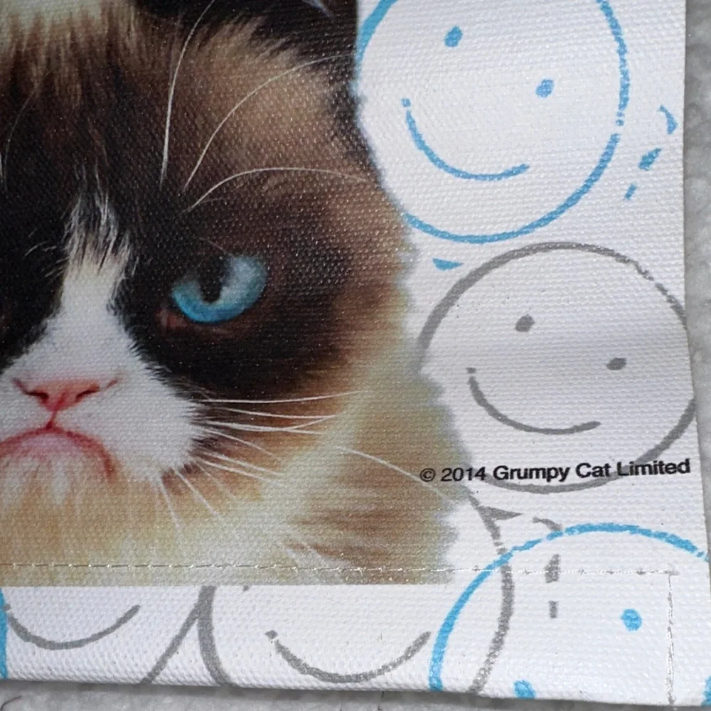 Grumpy Cat ‘This is My Happy Face' Wall Decor Hanging Office Decor